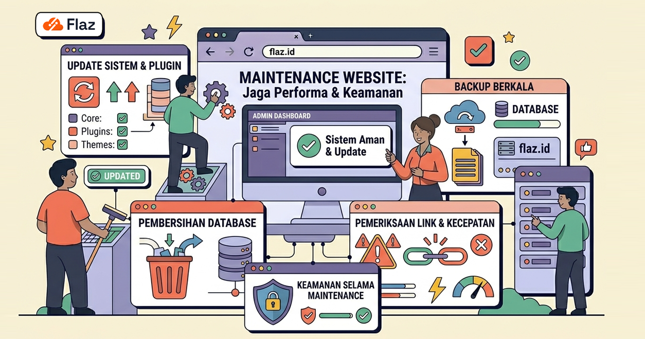 Maintenance Untuk Menjaga Website Tetap Kencang dan Aman