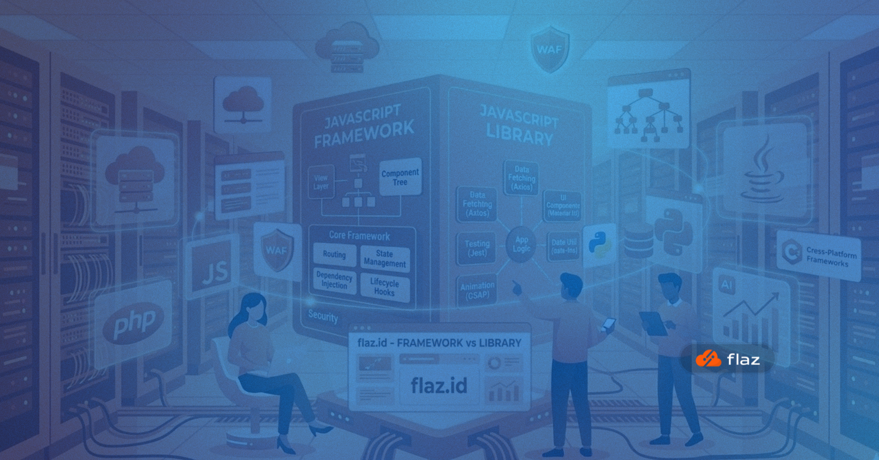 Framework JavaScript: Apa Bedanya dengan Library?