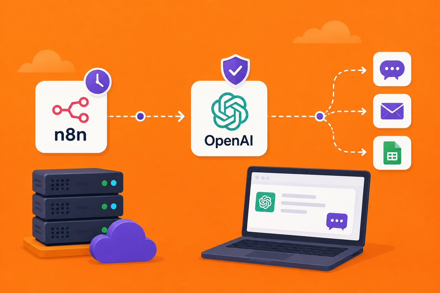 Cara Integrasi n8n dengan OpenAI untuk Membuat Bot Tanpa Beban Server