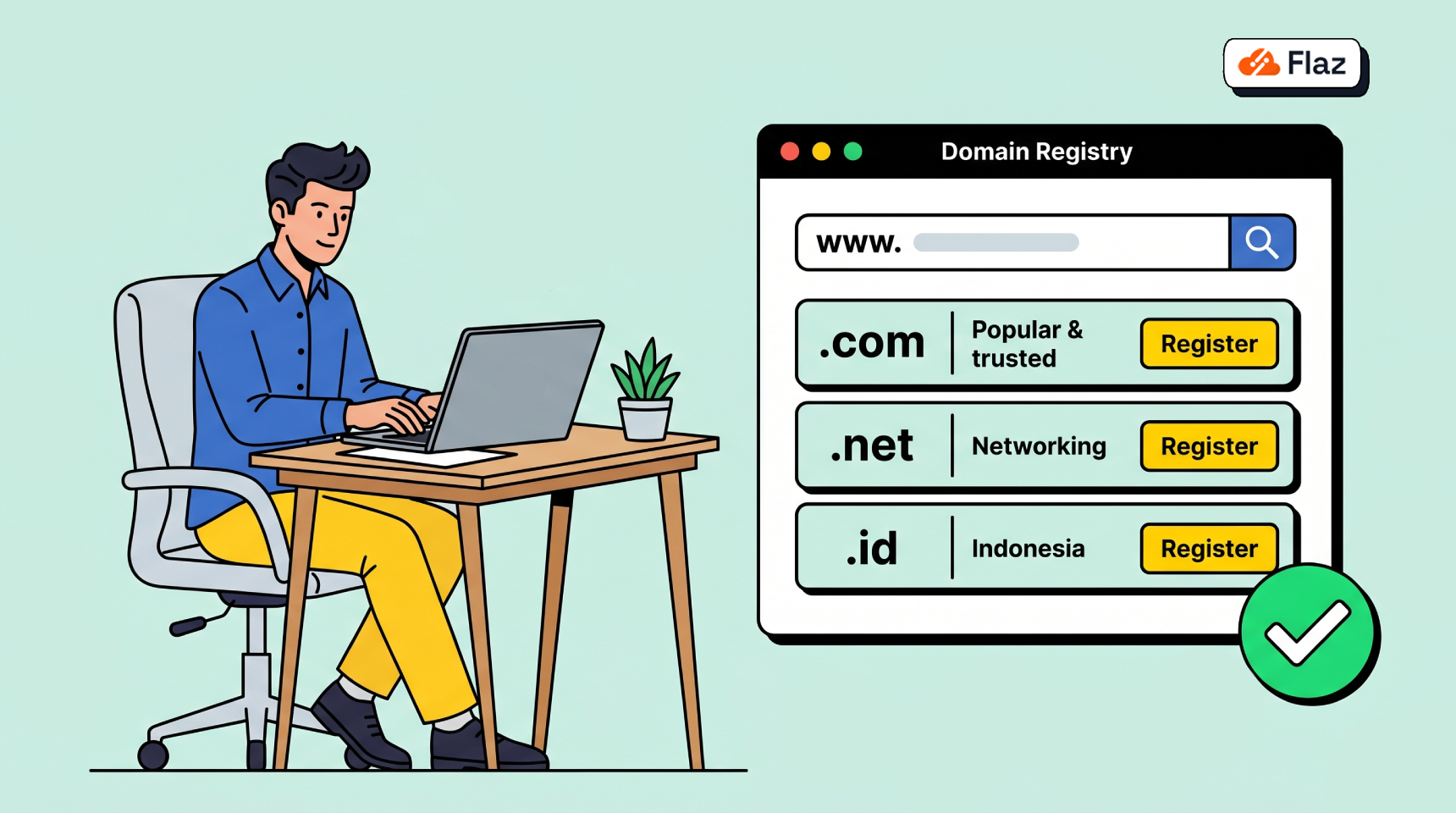 How to Register a New Domain at Flaz Cloud