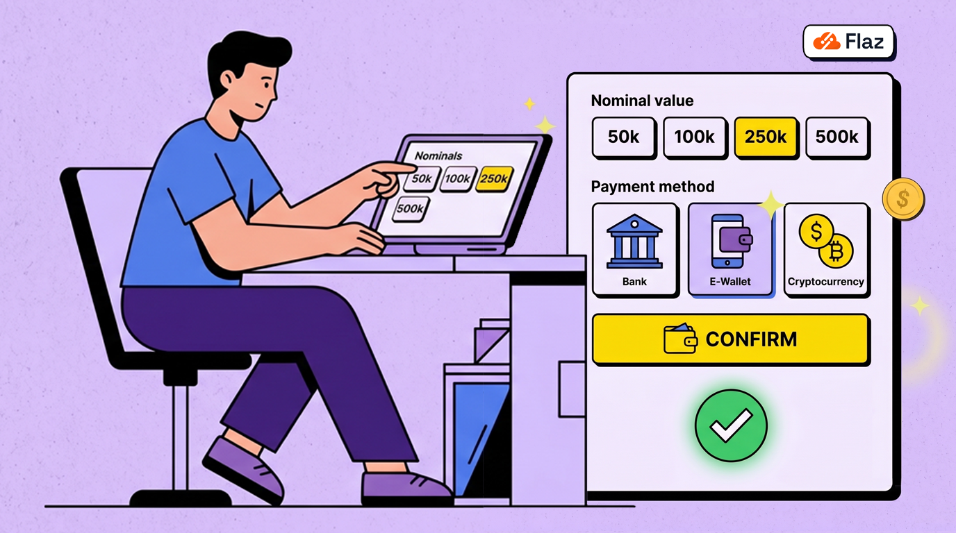 Cara Top Up Saldo Wallet Flaz Cloud