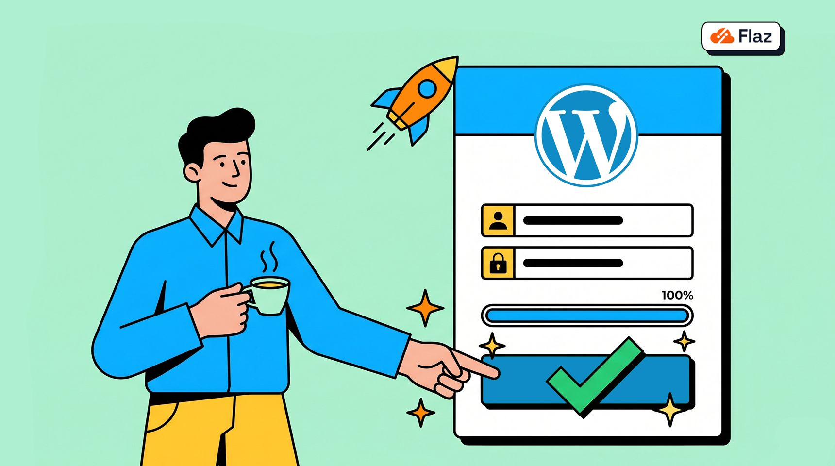Cara Install WordPress di Flaz Cloud