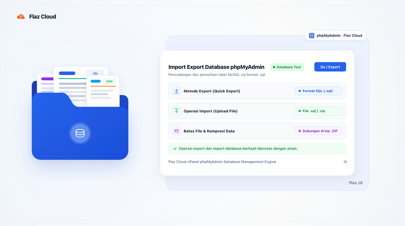 How to Import and Export Database in phpMyAdmin